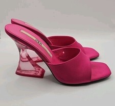 Zara 6.5 Pink Satin Heeled