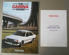 TOYOTA CARINA orig 1982 UK Mkt