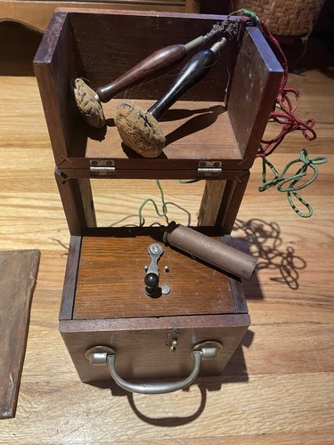 Antique faradic electrotherapy - antique,