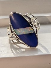 Navajo Inlay Sterling Ring