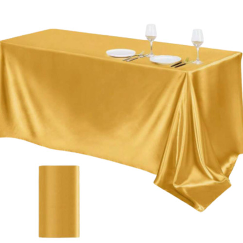New satin tablecloth rectangle - satin,