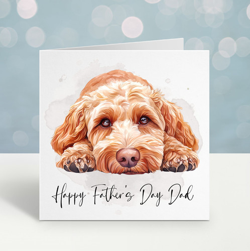 Personalised cockapoo father - cockapoo, father's