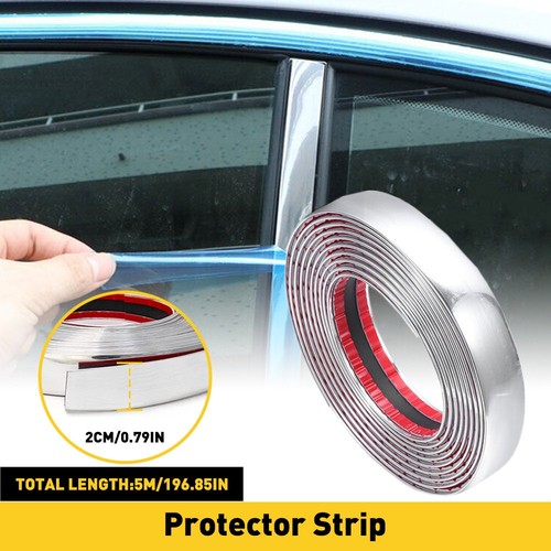 Chrome car moulding - chrome, door