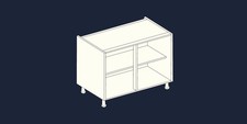 Double Base Kitchen Unit