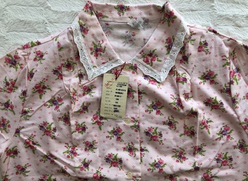 Vintage cotton flannel pink - flannel,