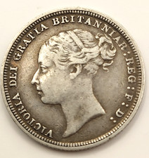 1887 Great Britain Sixpence