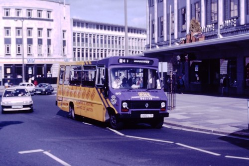 1987 original bus coach slide - original,