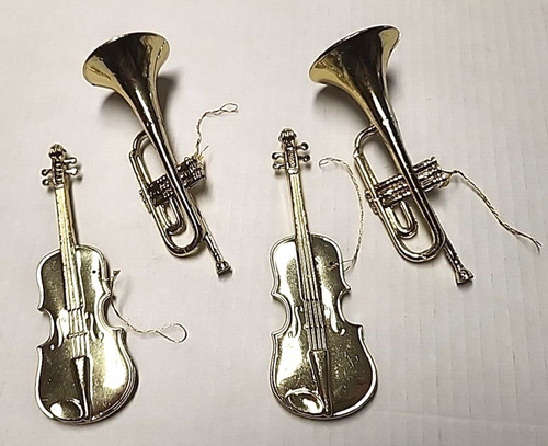 Gold plastic musical - plastic,