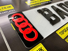 2x 4D Acrylic Stylish Car Van