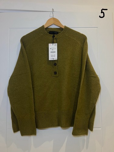 Zara soft knit jumper - zara, green