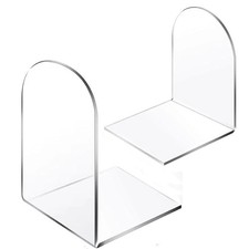 Acrylic Bookends, Non-Skid