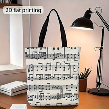 Sheet Music Tote Bag Musical