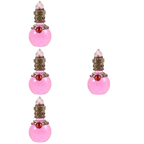 Rosy resin mermaid bottle - resin,