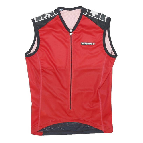 Assos mens red sleeveless - mens,
