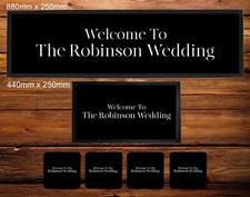 Personalised Bar Runner/Bar