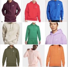 Nike Mens Sportswear Club Fleece Pullover Hoodie Hooded Sweatshirt