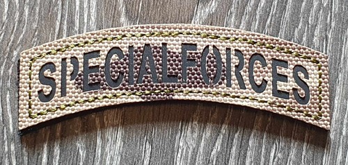 Special forces camo patch - special, hook