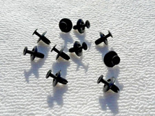 FIT MG 10x Car Fender Bumper Retainer Plastic Clips Rivets Door Panel 6mm 