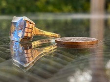 Vintage 585 Gold Ring Large