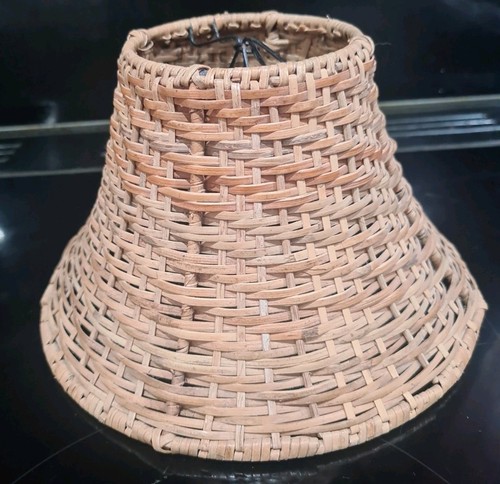 Wicker rattan lamp sandy beige - rattan,