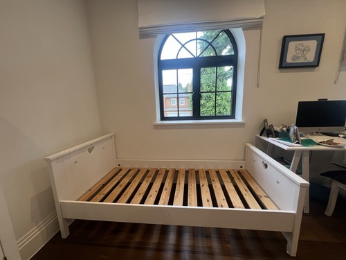 John lewis white - bed, for