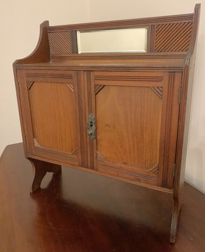 Antique vintage wood cabinet - wood,