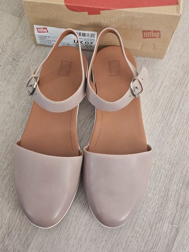 Fitflop leather cova mink - fitflop,