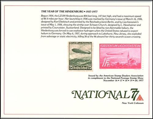 1976 lz129 hindenburg airmail - hindenburg,