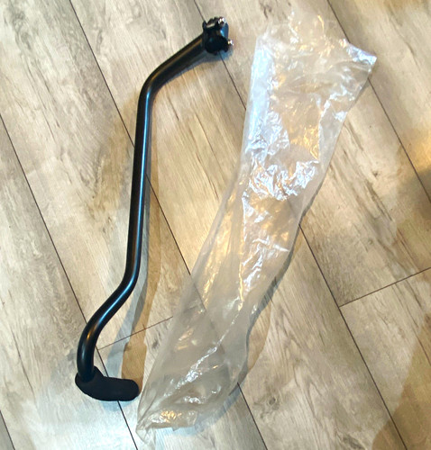 Black bicycle push bar - bicycle,