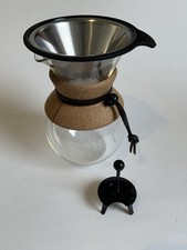 Bodum Pour Over Coffee Maker Stainless Steel Filter 1L 8cup Glass Carafe