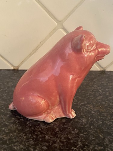 Vintage ceramic pig ornament - vintage,