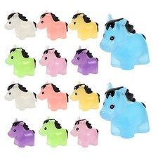  14 Pcs Horse Figurines Home Decor Creative Animal Model Ornament