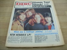 DISC & MUSIC ECHO Newspaper - FEB 20, 1971 - BADFINGER on Cover, FREE UK POSTAGE