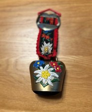 Vintage Brass Edelweiss Swiss