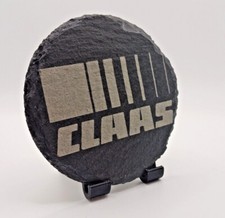 Class Tractor Harvester Logo slate coaster 10cm Tractor Farming Gift Birthday