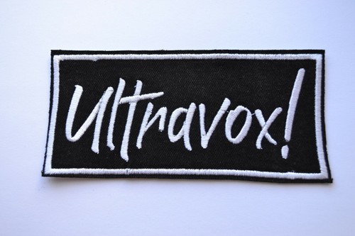 Ultravox embroidered iron - embroidered, iron-on