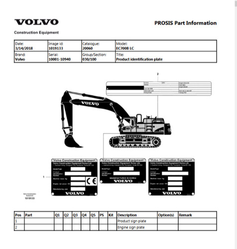 Volvo ec700b excavator - ec700b,