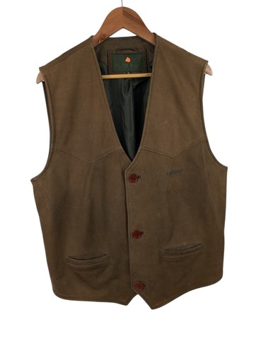 Laksen leather waistcoat - laksen,