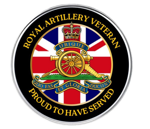 Royal artillery veteran proud - royal,