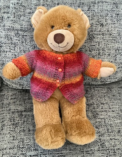 Hand knitted teddy bear - hand,