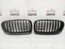 BMW 5 SERIES 2010 - 2017 F10 F11 GENUINE FRONT KIDNEY GRILLS LEFT & RIGHT BLACK