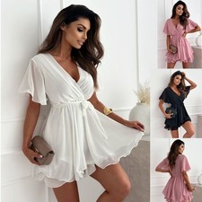 Women Ladies Summer Chiffon