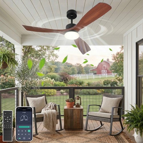 Smart ceiling fan with - ceiling,