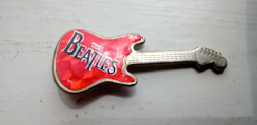 The beatles guitar shaped pin - the,
