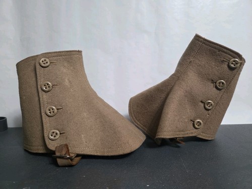 Standard spats beige - spats, wool