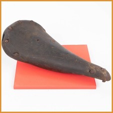 Old 30s 40s leather saddle - ,