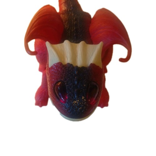 Red dragon magical - red,