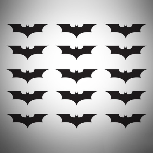 15x batman stickers vinyl - 15x,