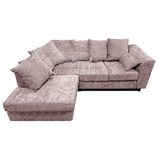 Monaco Pink Corner Sofa