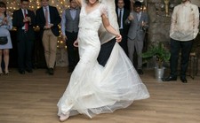 Jenny Packham "Mariana" Wedding Dress (Ivory on Ivory) / UK 10